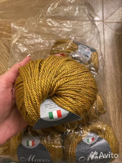 Пряжа 6 шт Mokko