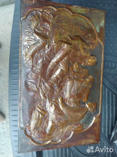 Картины медная чеканка
