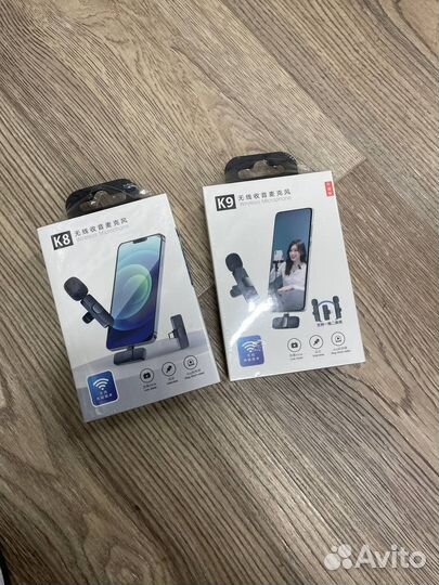 Микрофон беспроводной для телефона Samsung Apple