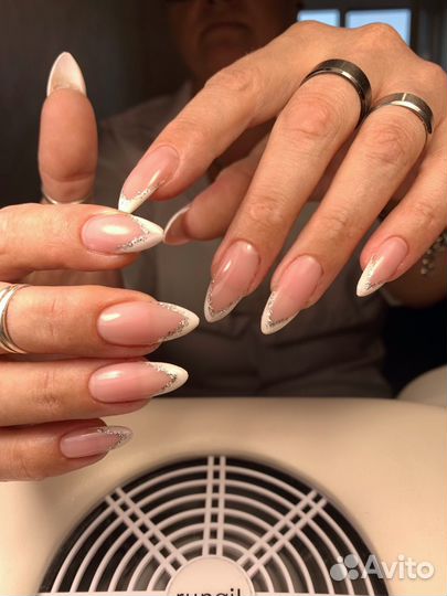 Маникюр с покрытием Гель лак Наращивание