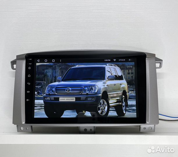 Магнитола Toyota land cruiser 100