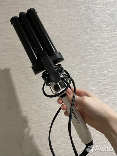Щипцы для завивки волос Galaxy (плойка)