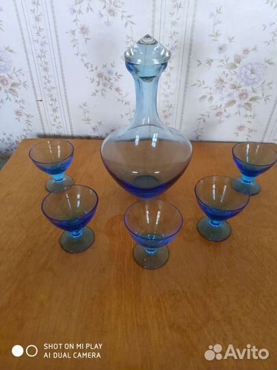 Графин с рюмками СССР
