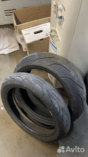 Комплект шин для мото 120/70r17+190/55r17 Michelin