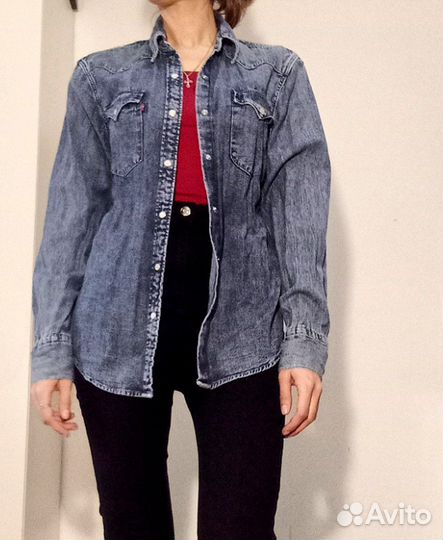 Джинсовая рубашка levis оригинал