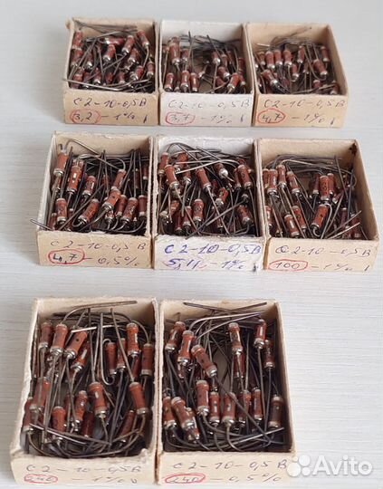 Радиодетали СССР. Резисторы С2-10