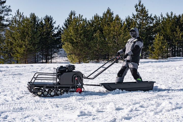 Мотобуксировщик Бурлак М2 LRK 9 л.с