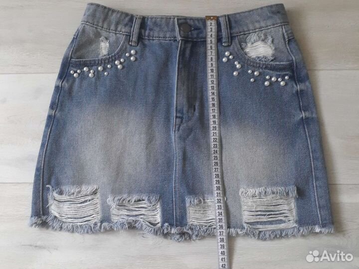 Юбка джинсовая