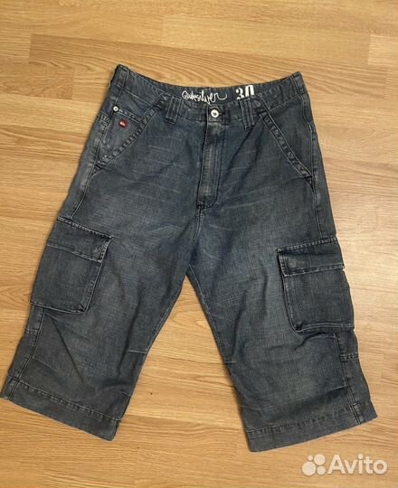 Джинсовые бриджи quiksilver