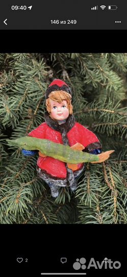 Ватные игрушки на елку