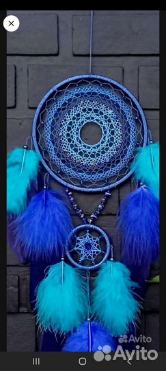 Ловец снов с натуральным камнем