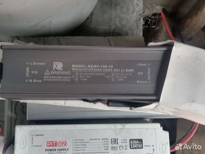 Блок питания 12в ip67
