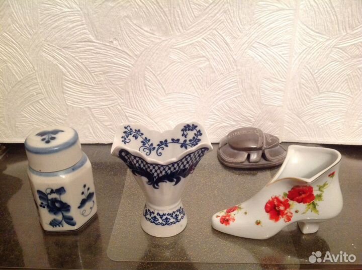 Посуда для дома, вазы из оргстекла, гжель и другое