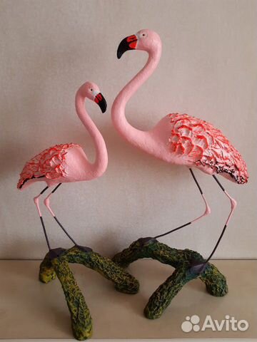 Продаются статуэтки фламинго для офиса и дома