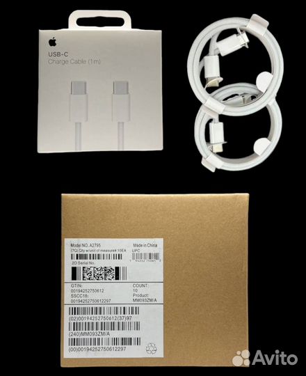 Кабель оригинальный на 15 айфон