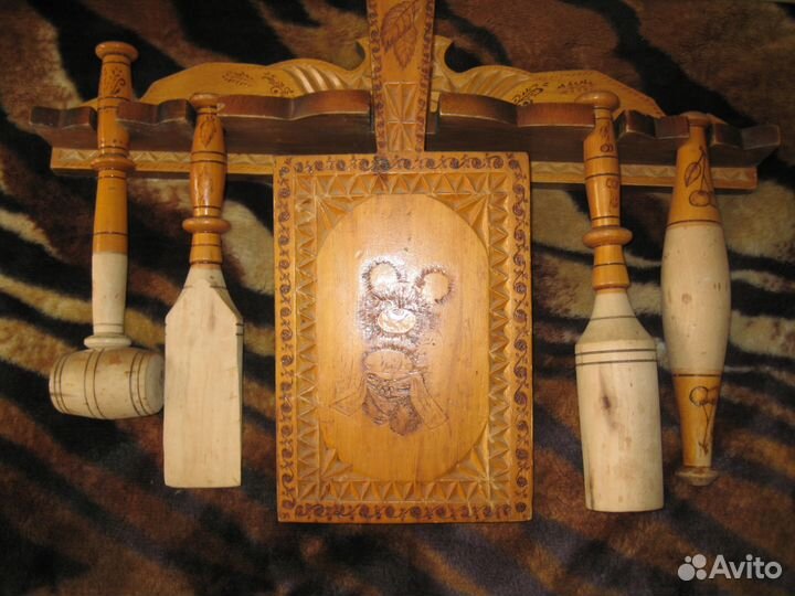Набор деревянный 80-е годы
