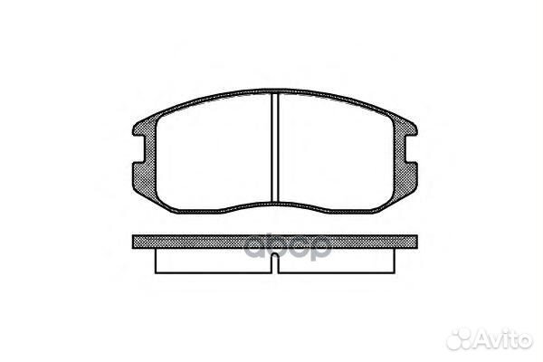 357 00 FDB759572375B колодки дисковые п