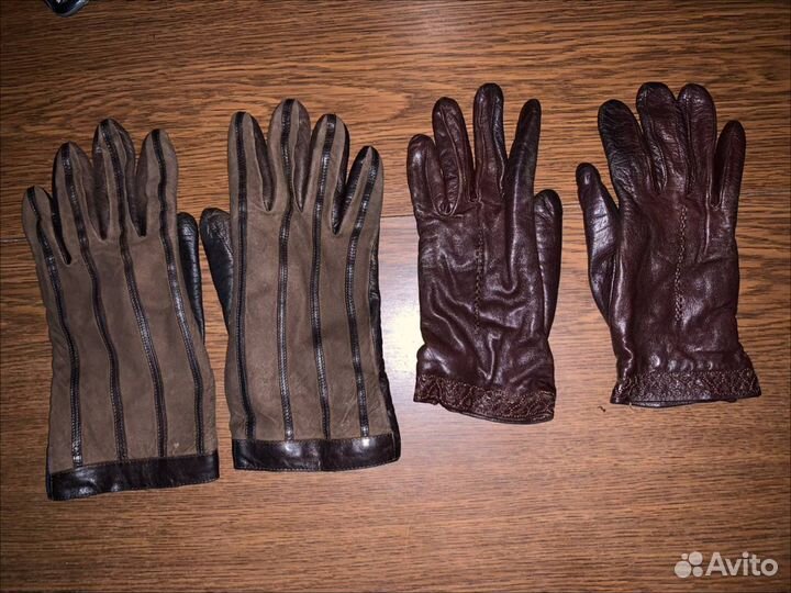 Перчатки кожанные