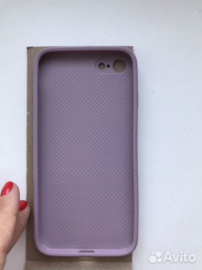 Новый чехол для iPhone 7,8,SE (стекло)