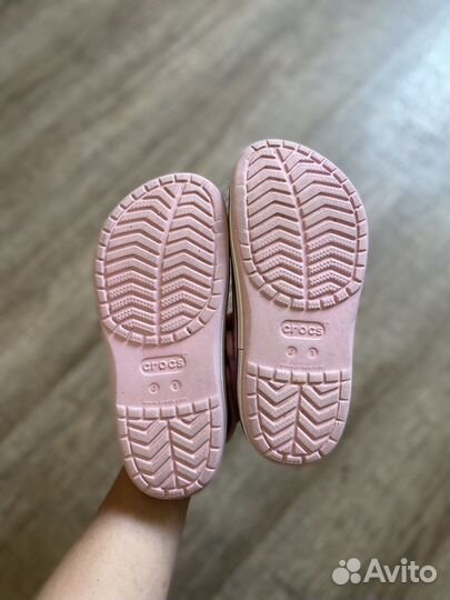 Crocs тапочки детские