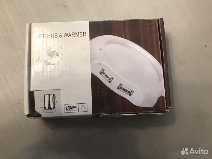 USB 4 порта в подставке для горячего напитка