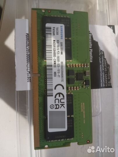 DDR5 8GB 5600 MH so dimm