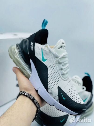 Nike air max 270 бело-чёрные разм. 43