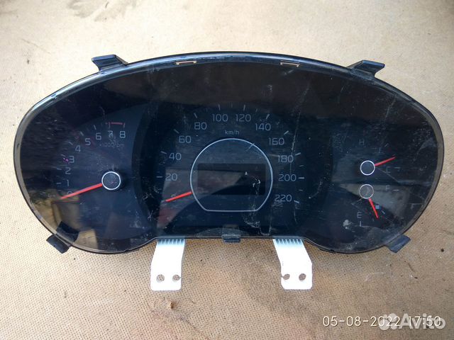 Панель приборов на Киа Соул 2018 год