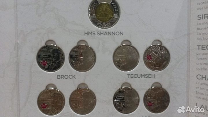 Набор монет Канады