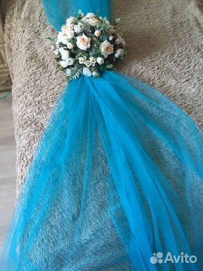 Украшение на свадебную машину