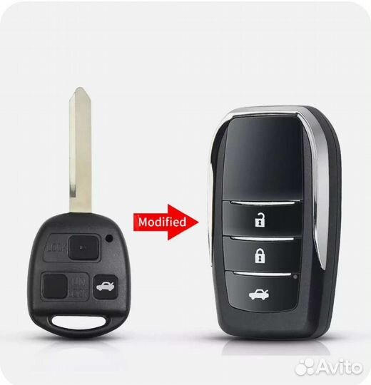 Корпус для автомобильного ключа Toyota