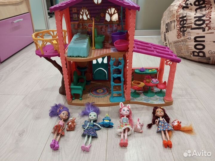 Кукольный домик Enchantimals с куколками
