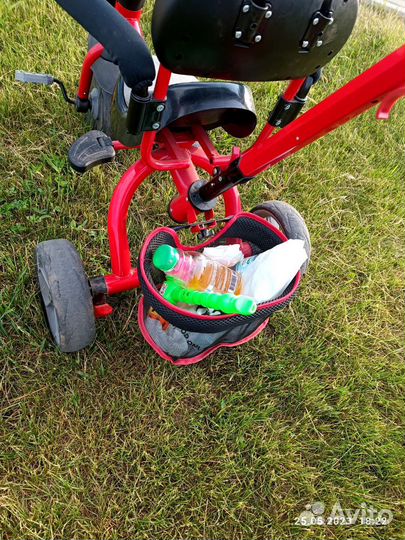 Велосипед детский с ручкой