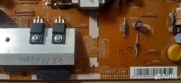 Б.П. и Платы от samsung UE48H6400