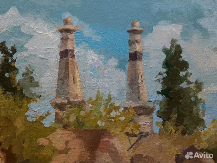 Картина маслом пейзаж 