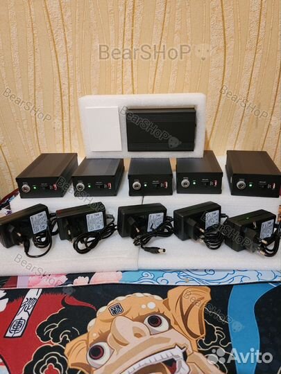 Аккумулятор, вентилятор для надувного медведя