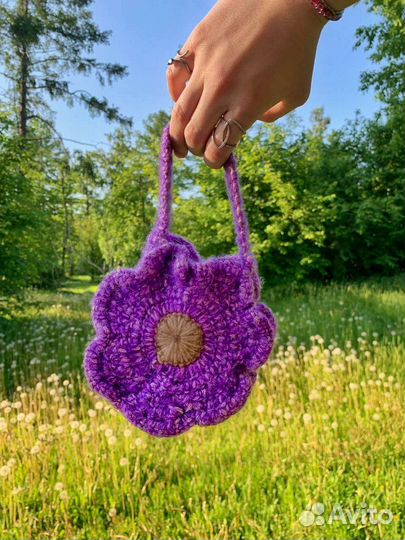 Сумка женская вязаная