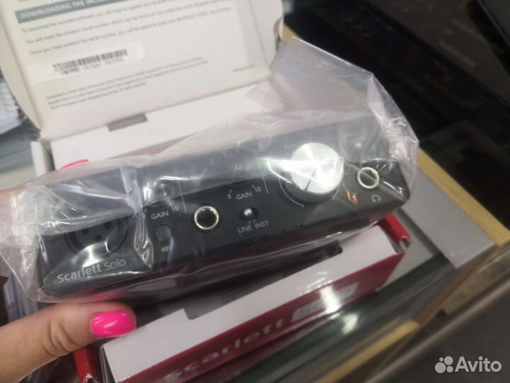 Focusrite Scarlett Solo 2nd gen зв/к
