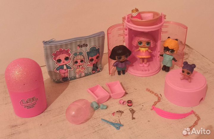 Куклы Lol Лол оригинал, малыш, домики и одеждой