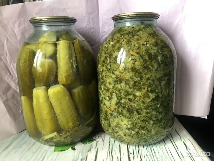 Соеные огурц Щи зеленые