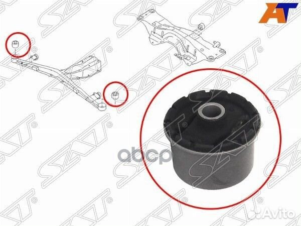 Сайлентблок подушки дифференциала ST-41322-AC060