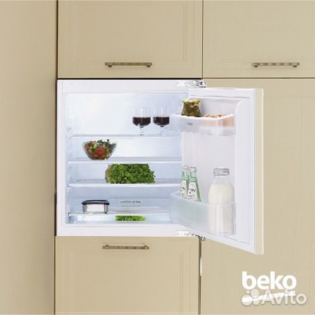 Встраиваемый холодильник beko, отлично работает