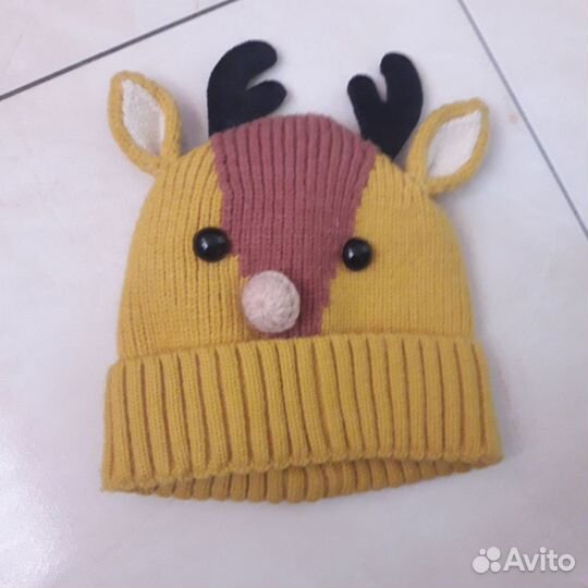 Шапка для мальчика 44 46