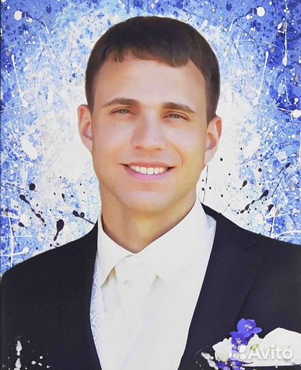 Портрет. Фото на холсте. Багетная мастерская. Фото