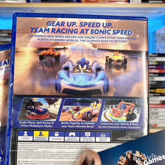 Sonic Team Racing (новые) PS4