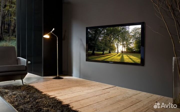 Повесить, монтаж,установить телевизор на кронштейн