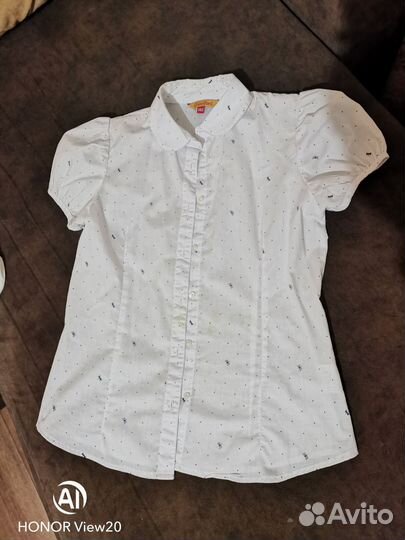 Блузка школьная р140