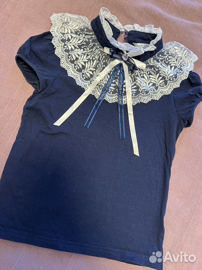 Одежда школьная 122 блузки брюки гимнаст куп