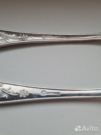 Вилки, ложки, ножи мельхиор