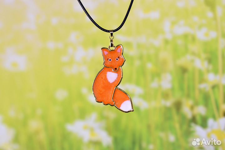 Кулон / подвеска Рыжая лиса